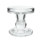 Castiçal Vidro Bolinha P